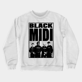 BLACK MIDI ART Crewneck Sweatshirt